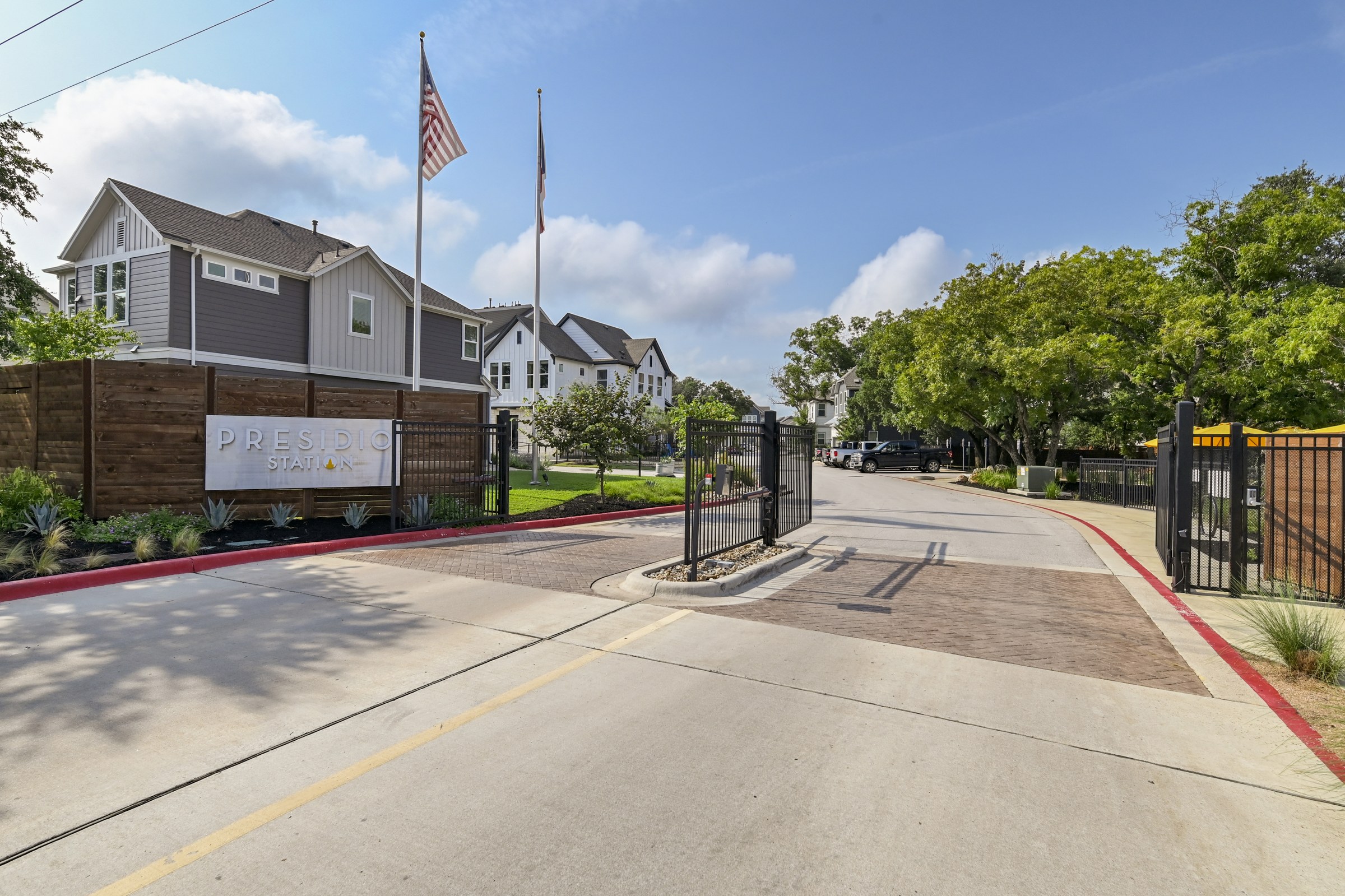 Gated entrance at Presidio Station