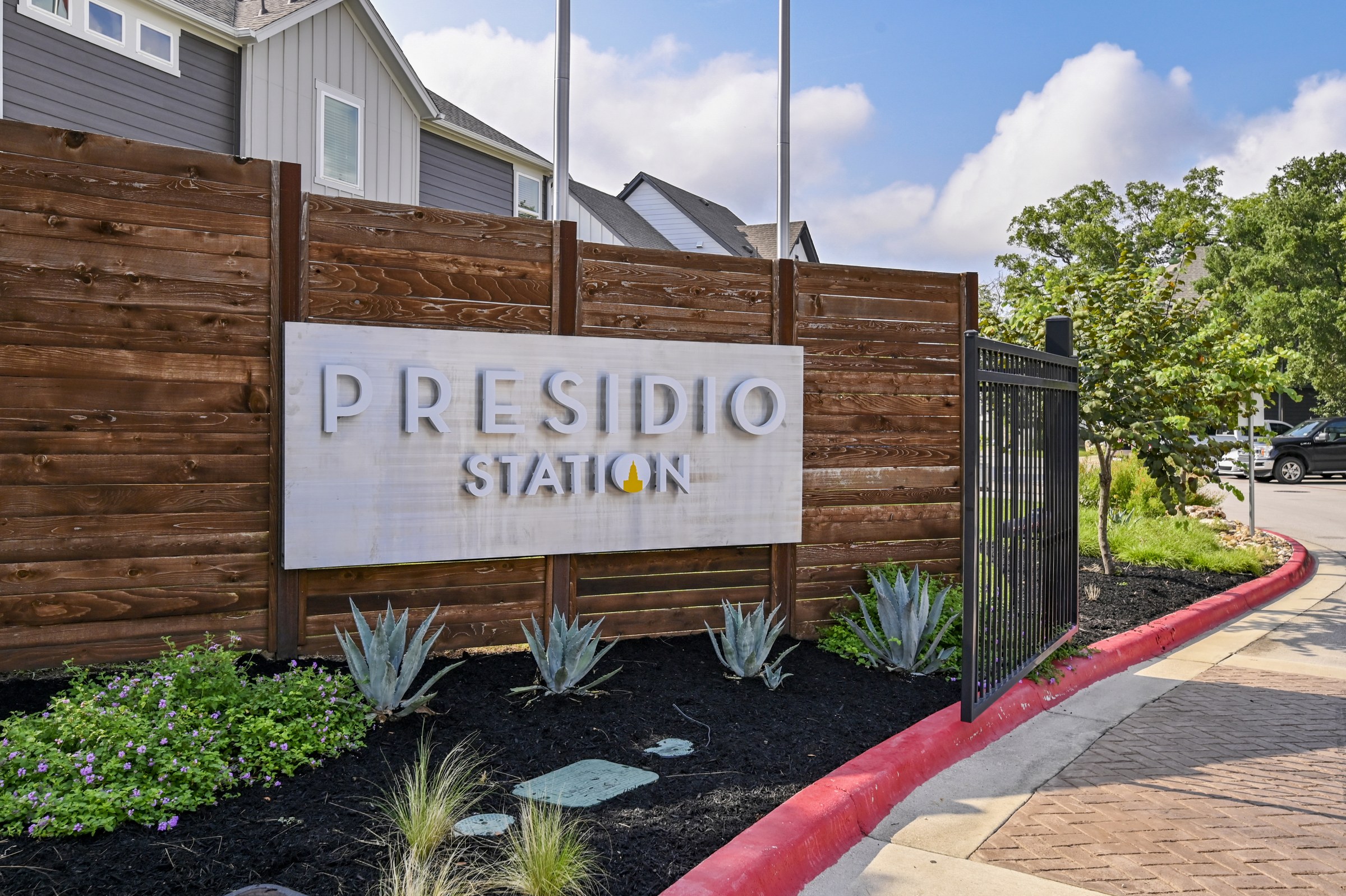 Presidio Station community sign